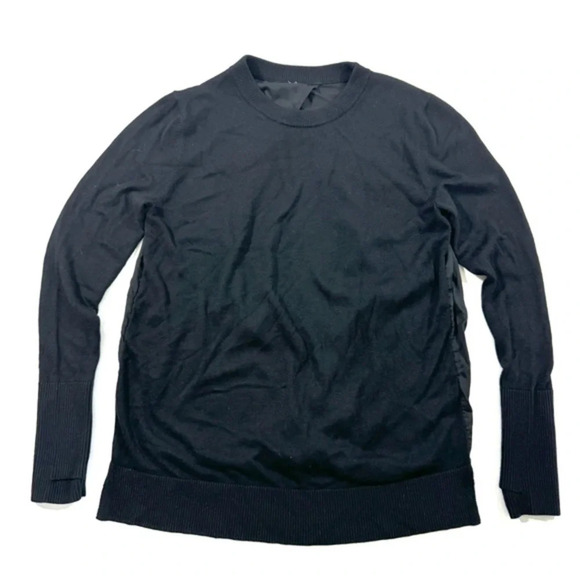 Lululemon Still At Ease Pullover Black Sweater Cashmere Cashlu - Picture 1 of 6